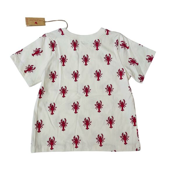 NWT Pink Chicken 8Y Lobsters Organic Tee - Picture 2 of 5